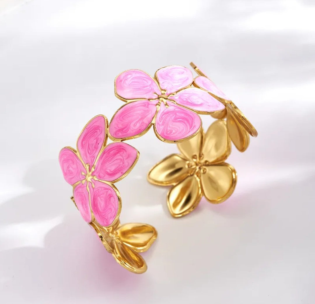 Bracelet Elisa - Fleur Dorée Bohème
