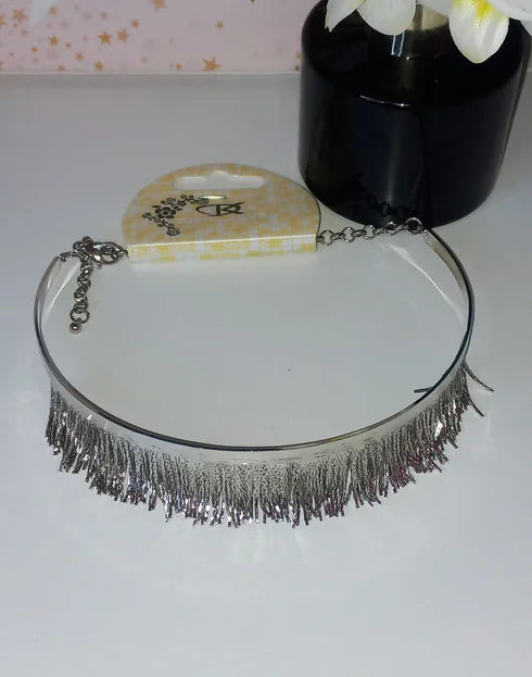 Collier réglable argent (Fantaisie) C11724