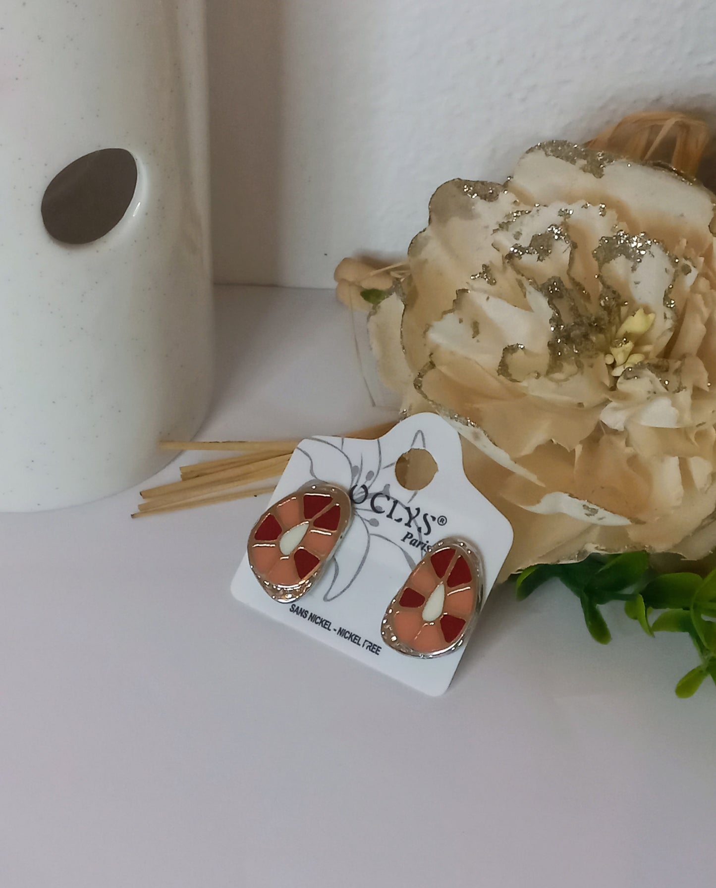 Boucle d'oreille à clips (Fantaisie) BO20024