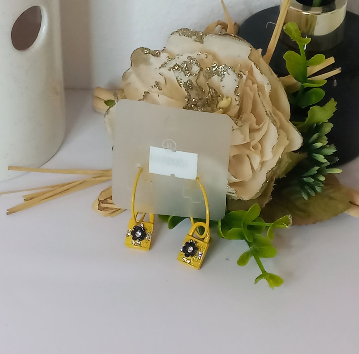 Boucle d'oreille cadenas dormeuse (Fantaisie) BO21524