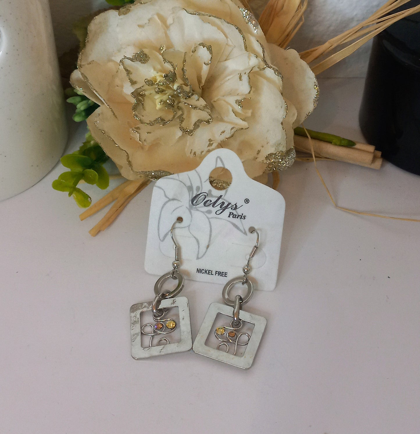 Boucle d'oreille pendante (Fantaisie) BO22124