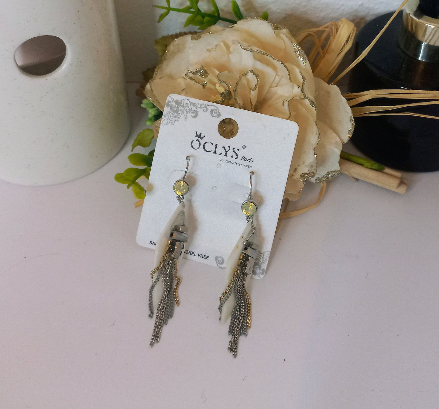 Boucle d'oreille dormeuse (Fantaisie) BO22424