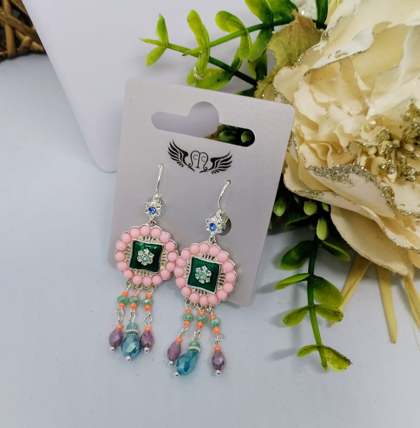 Boucle d'oreille fermoir dormeuse (Fantaisie) BO9524