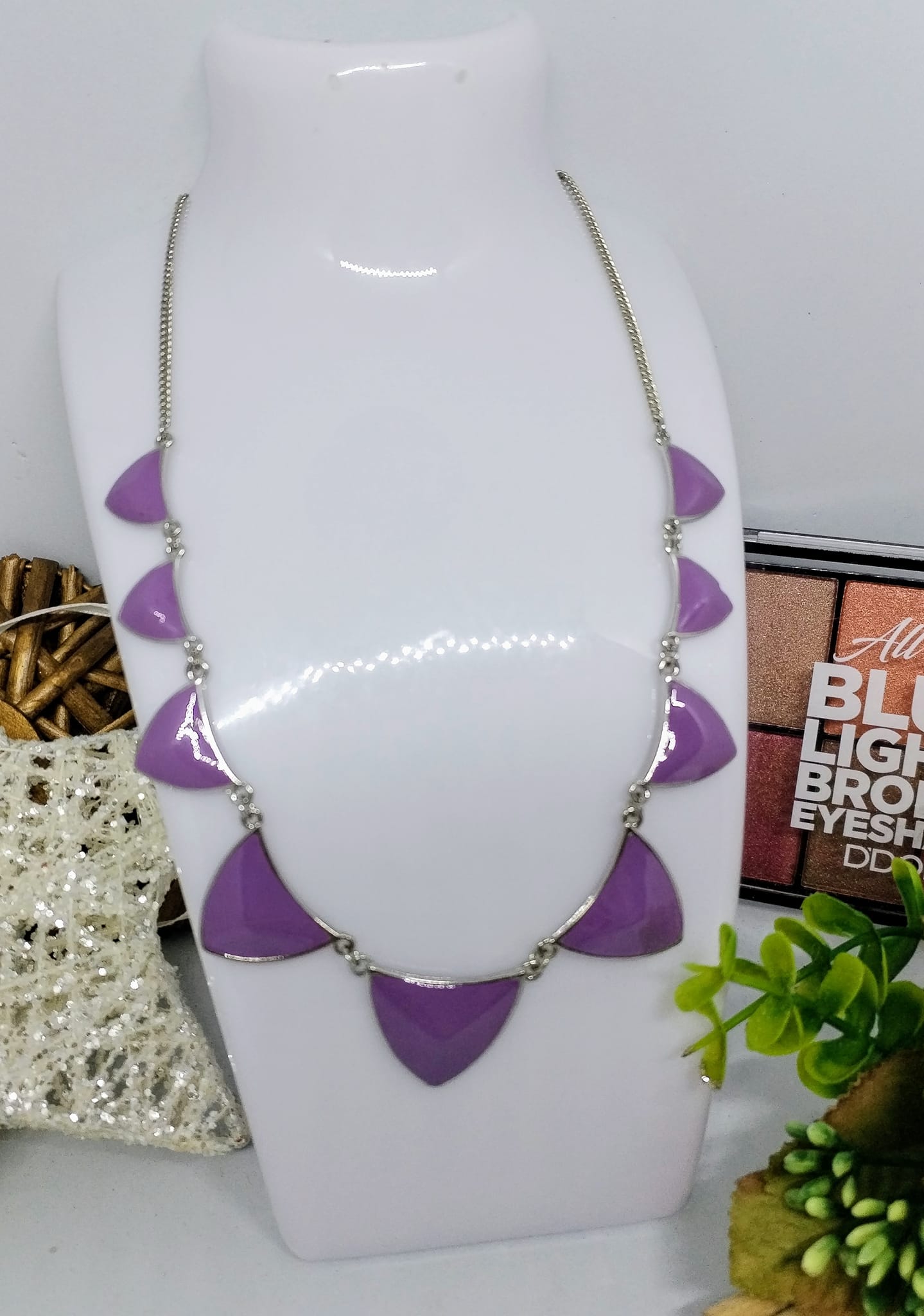 Collier violet (Fantaisie) C3025