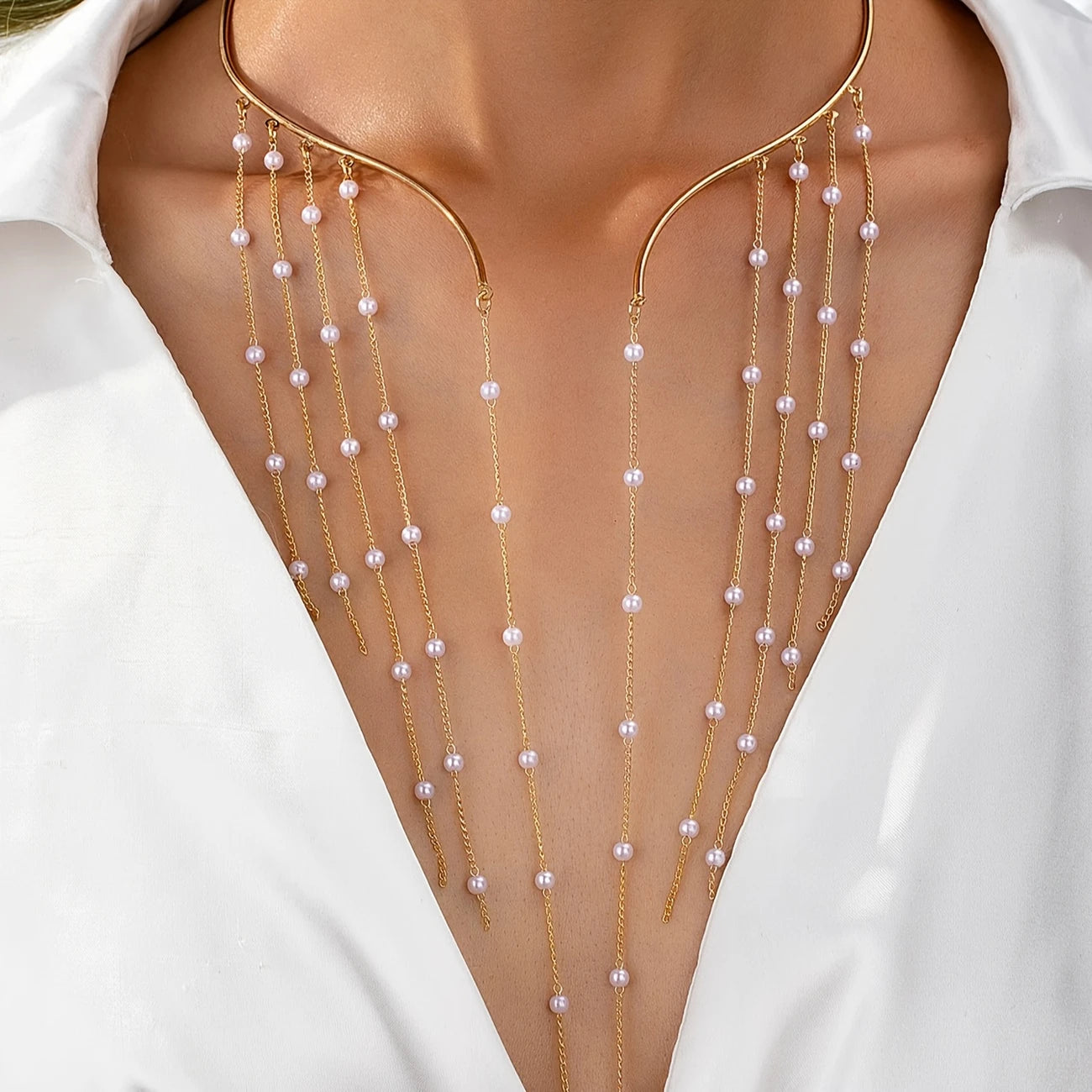Collier punk or (Fantaisie)