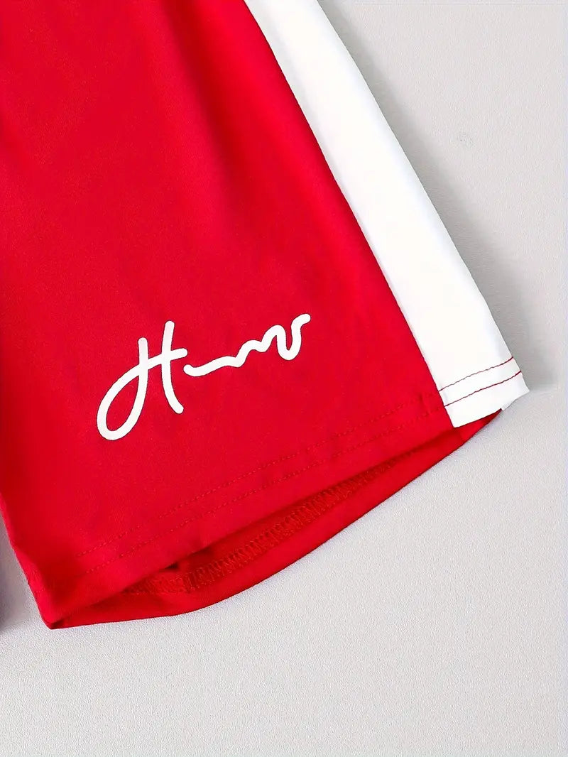 Ensemble enfant rouge