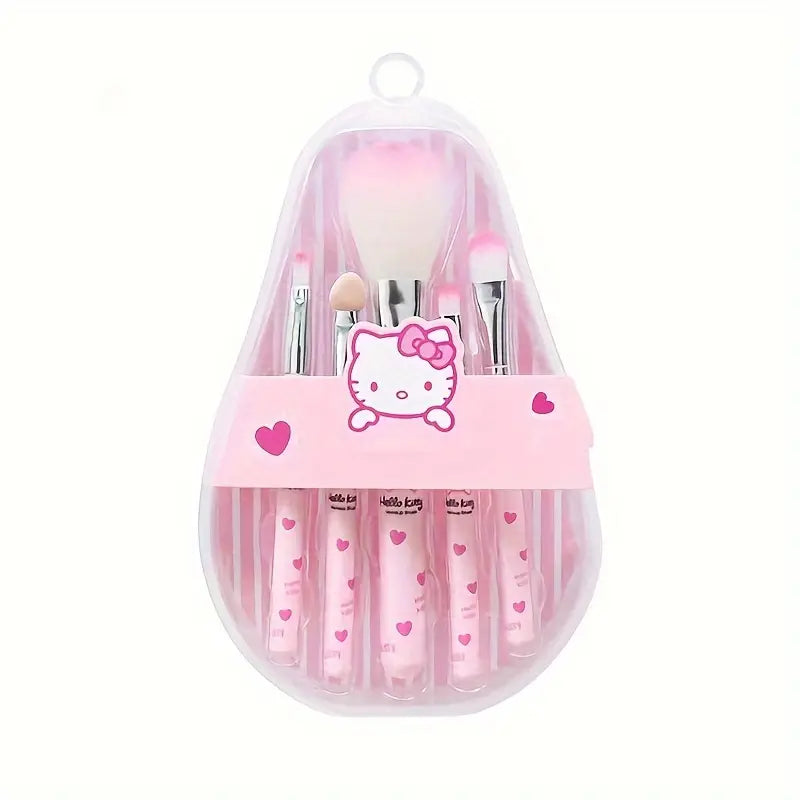 Boîte de 5 Pinceaux hello Kitty