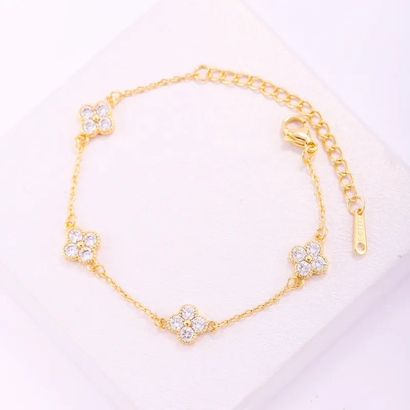 Bracelet trèfle (Acier)