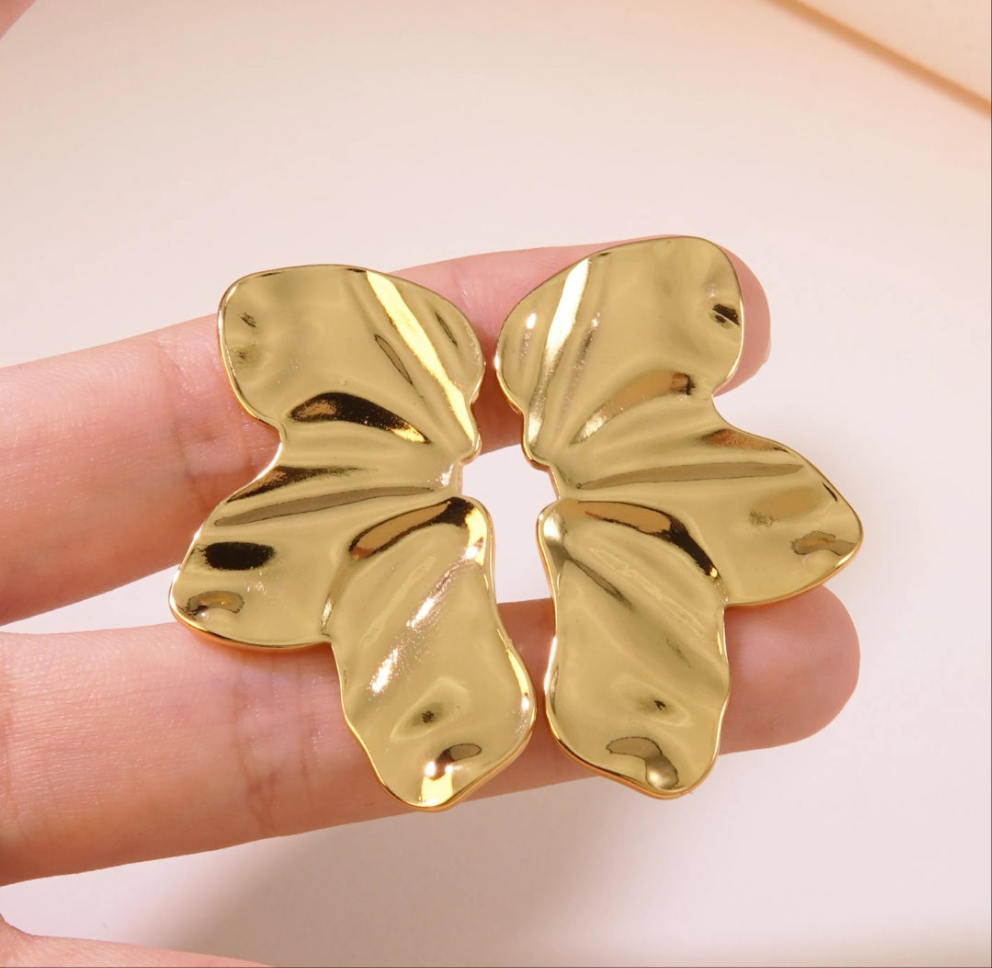 Boucle d'oreille or (Acier)