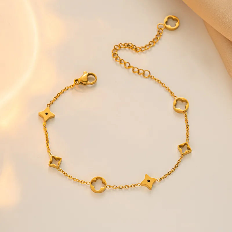 Bracelet Or Inspiration Louis Vuitton (Acier en Titane)