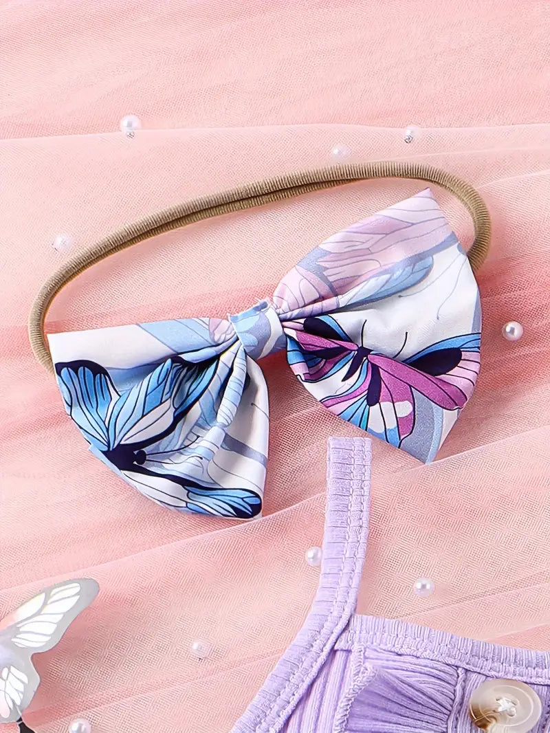 Barboteuse avec bandeau nœud