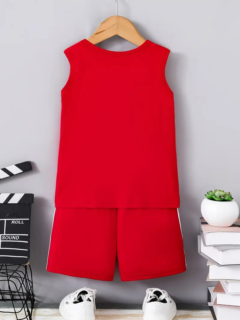Ensemble enfant rouge