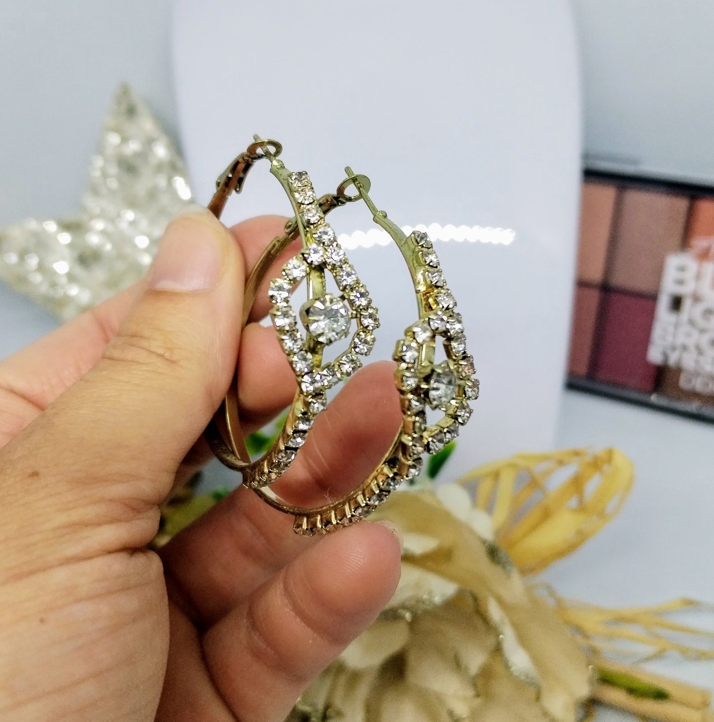 Créole or et strass (Fantaisie) BO1824