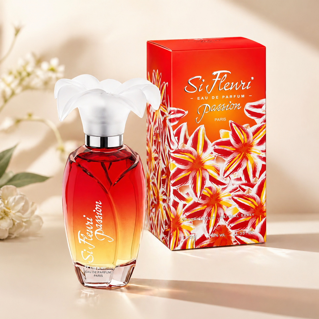 Parfum femme Si Fleuri Passion Lomani - Floral & Elégant 100ml