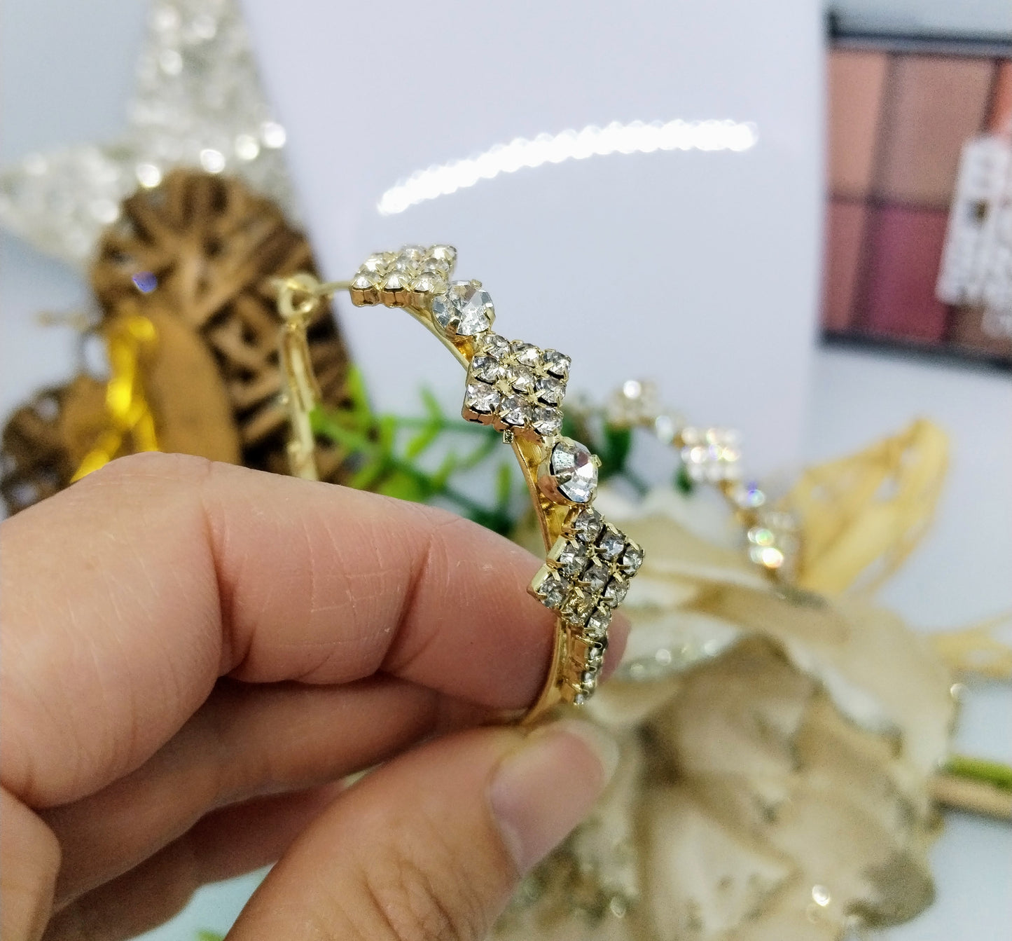 Créole or et strass (fantaisie) BO1825