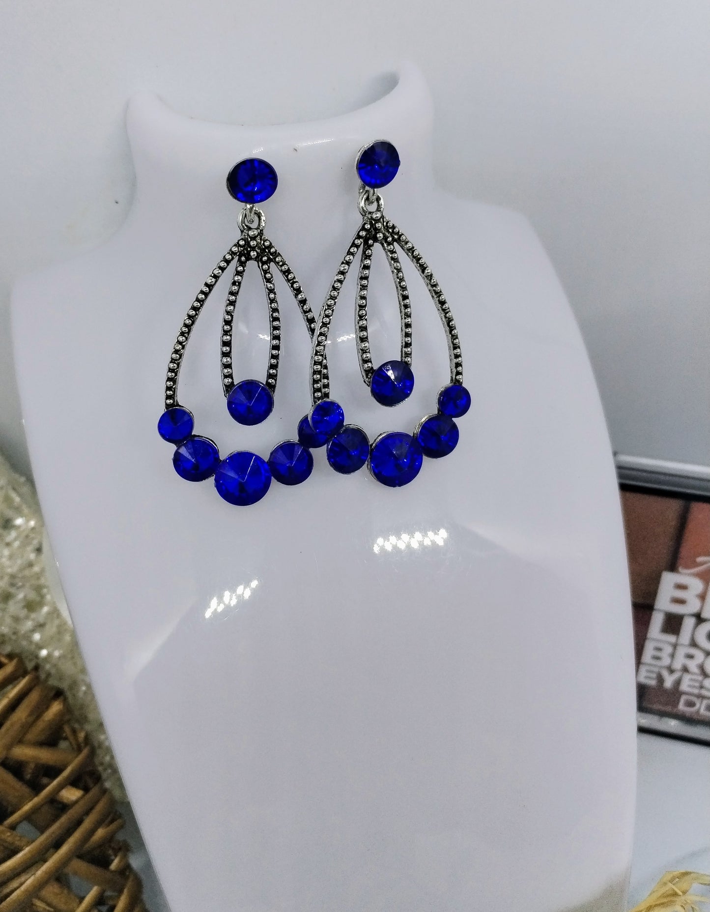 Boucle d'oreille pierre (fantaisie) BO16424