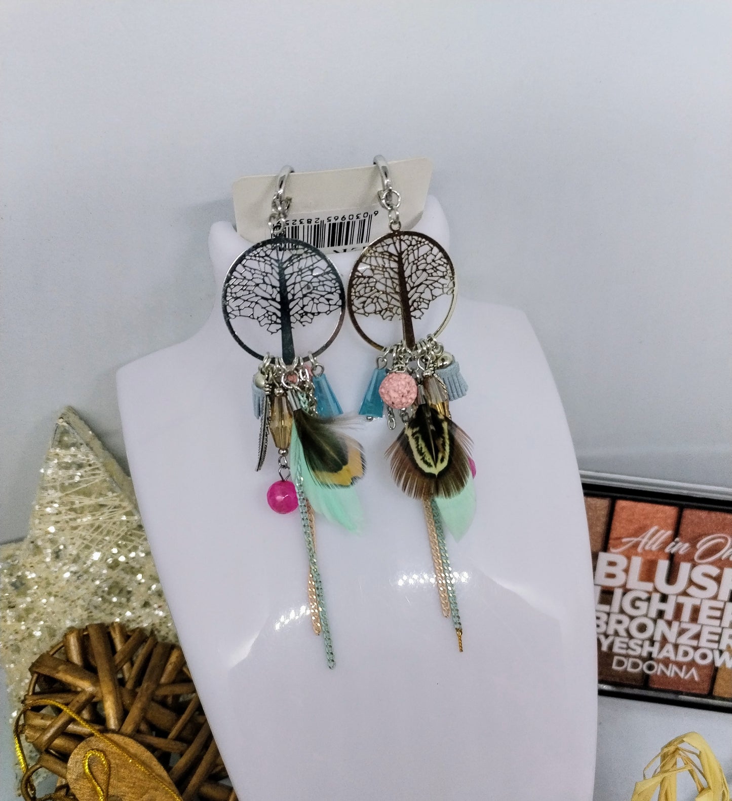 Boucle d'oreille fermoir dormeuses (Fantaisie) BO21624