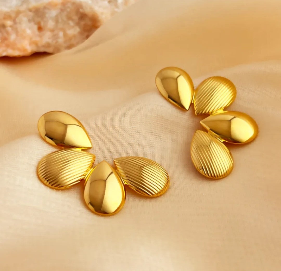 Boucle d'oreille or (Acier)