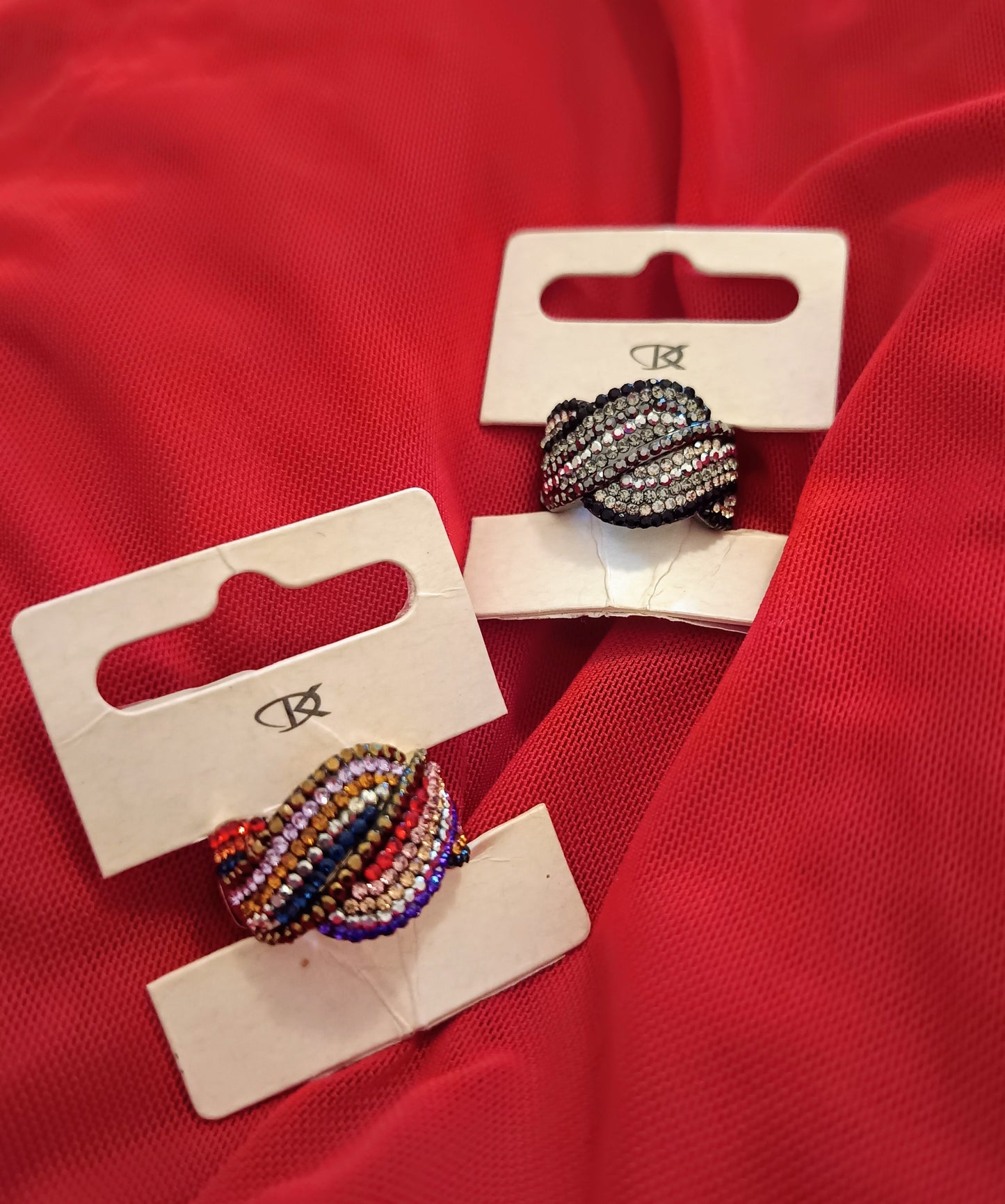 Bague élastique à strass (Fantaisie)