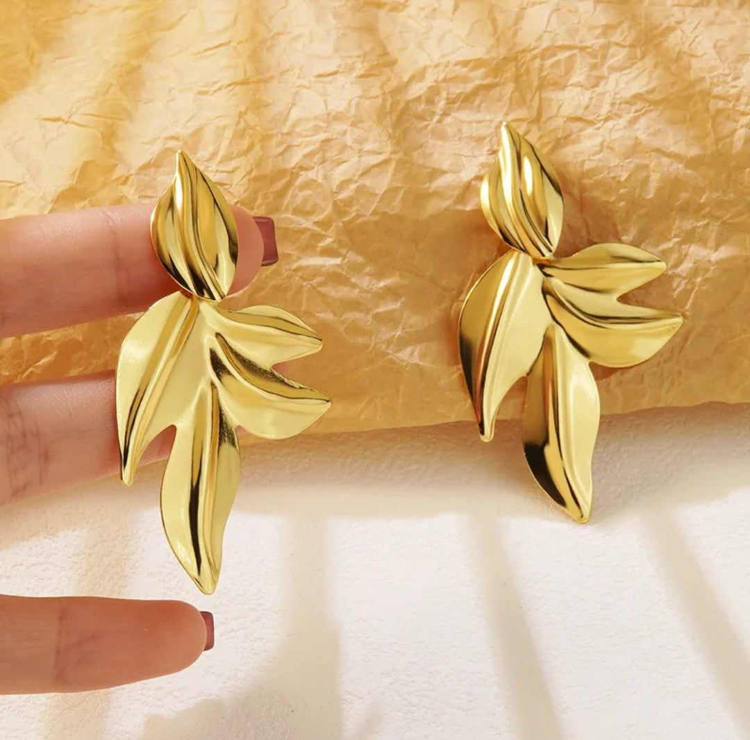 Boucle d'oreille or (Acier)