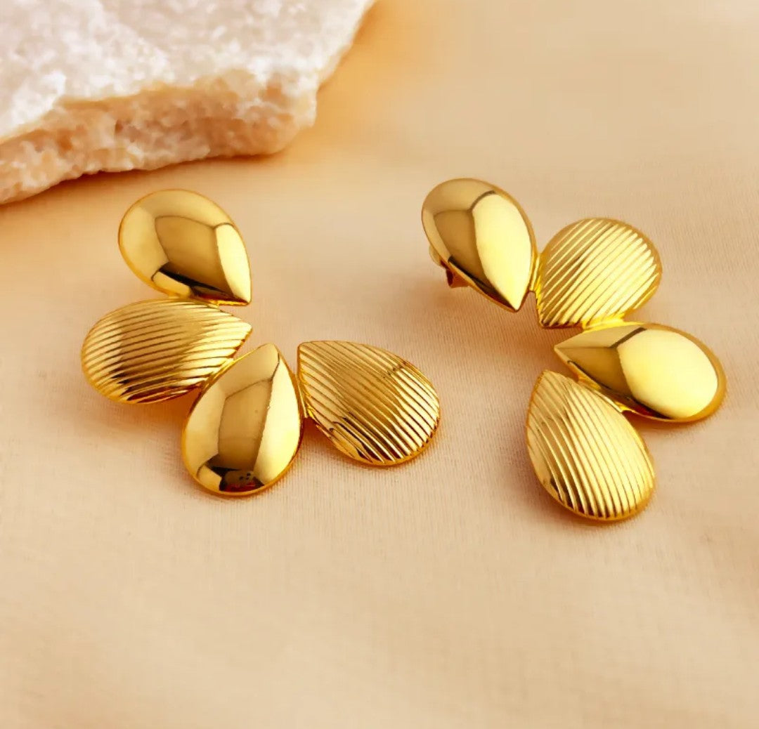 Boucle d'oreille or (Acier)