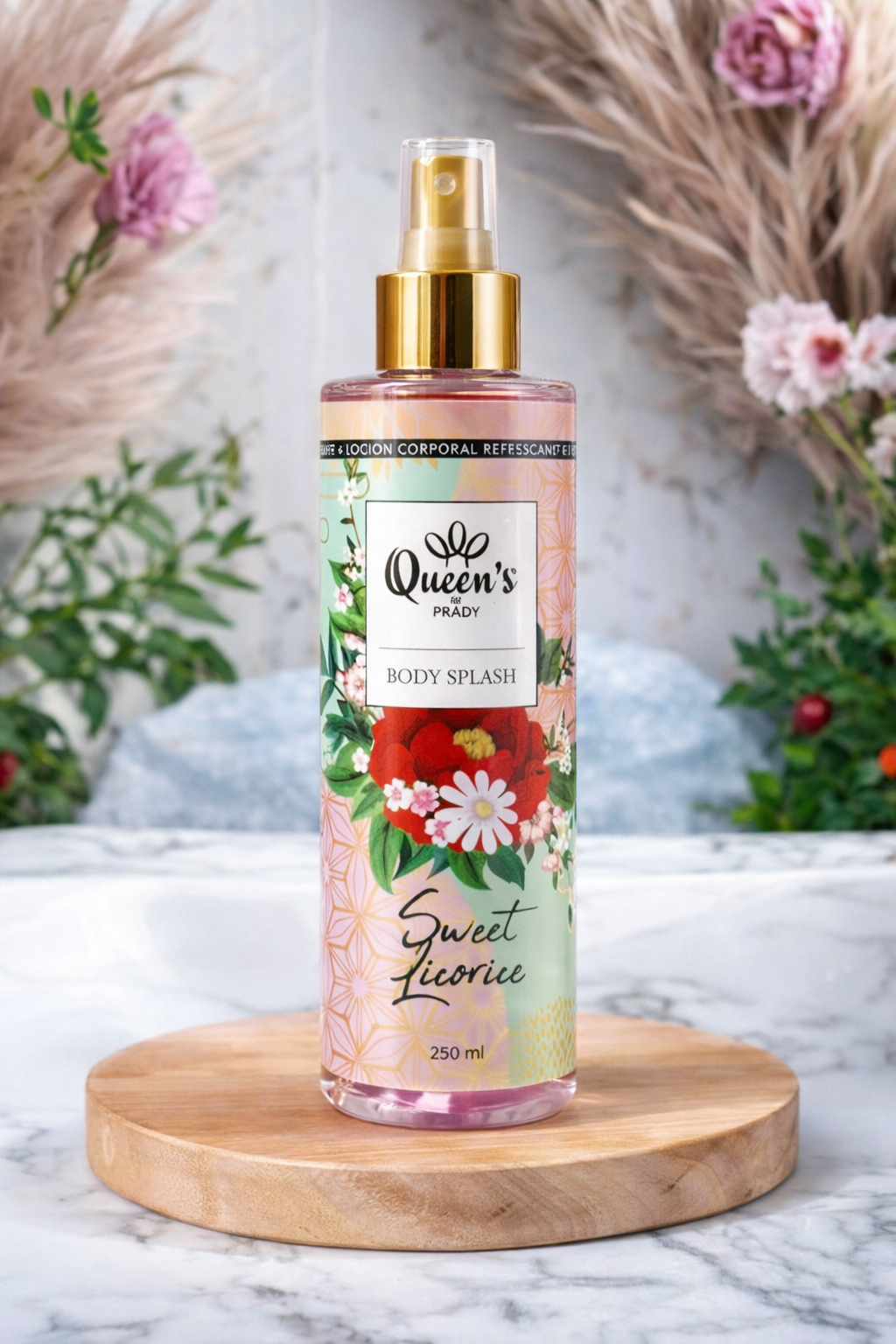 Brume corporelle Sweet Licorice - Inspiration Black opium femme 250ML