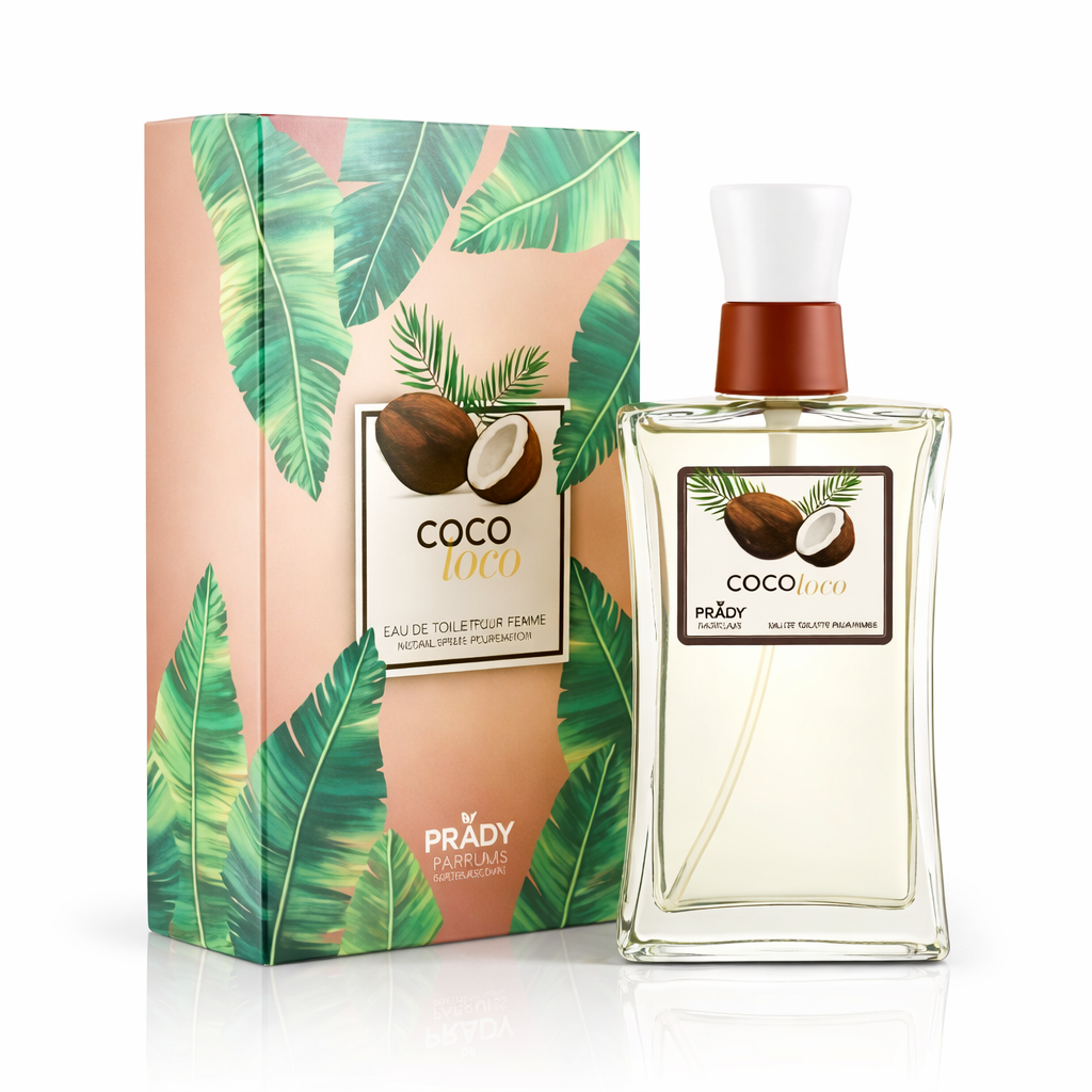 Eau de toilette Femme coco 100ML - Parfum exotique doux & ensoleillé