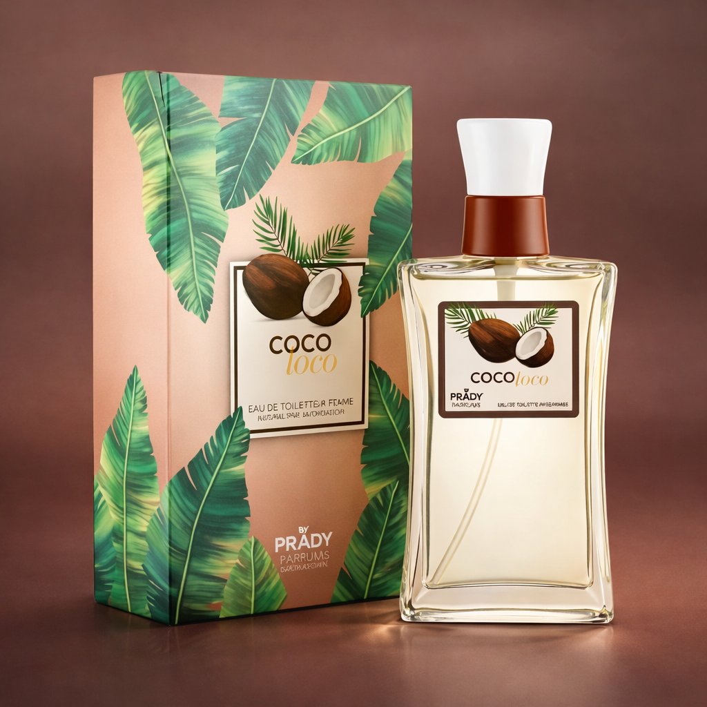 Eau de toilette Femme coco 100ML - Parfum exotique doux & ensoleillé