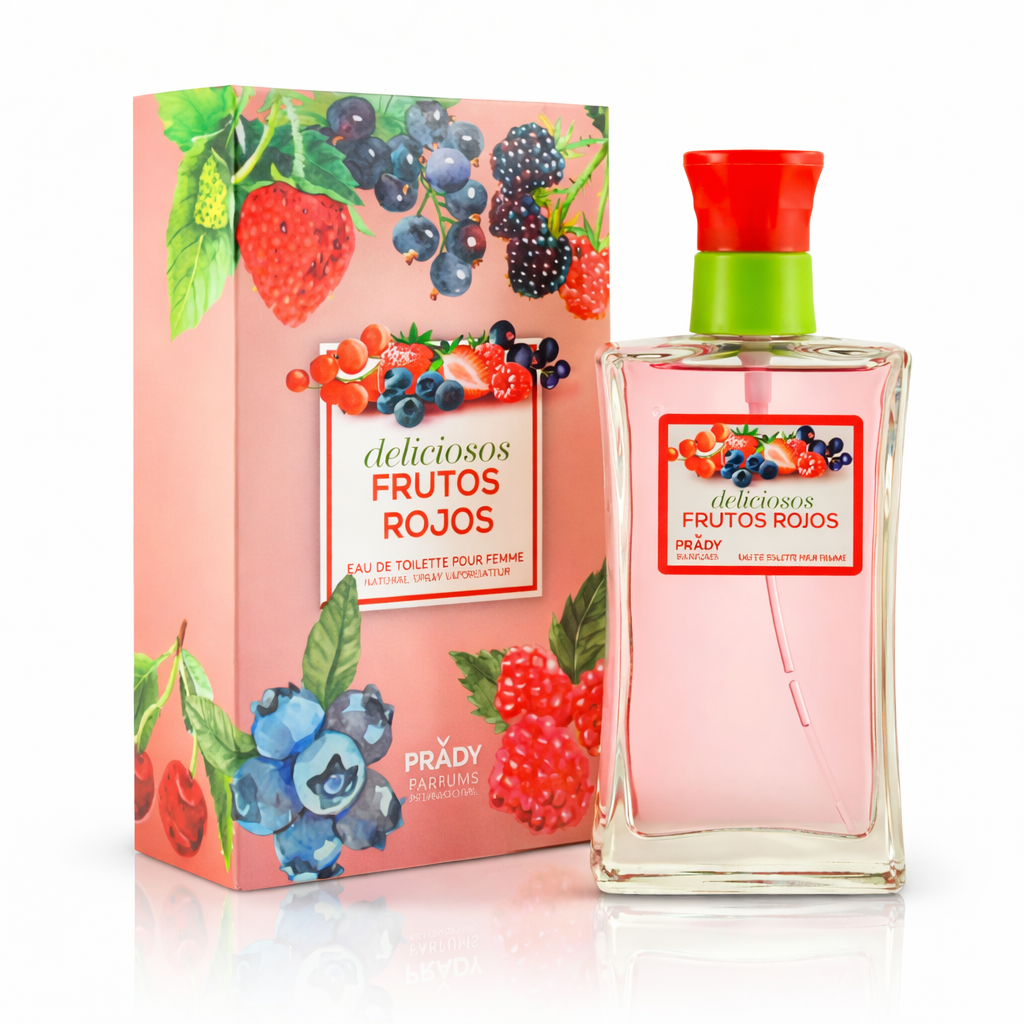 Eau de toilette Femme Fruits Rouges 100ML - Parfum sucré, fruité & irrésistible