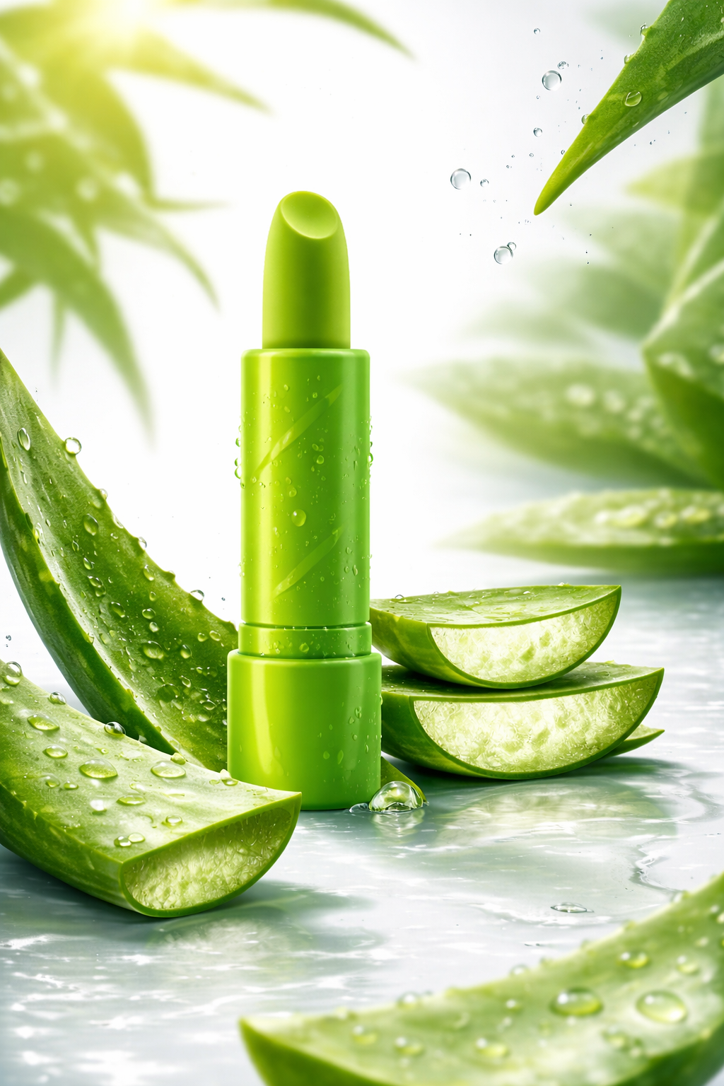 Baume à lèvres à l'aloé Vera - Hydratation & Réparation Intense