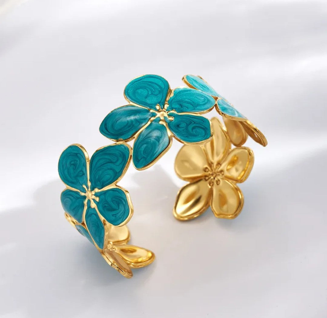 Bracelet Elisa - Fleur Dorée Bohème
