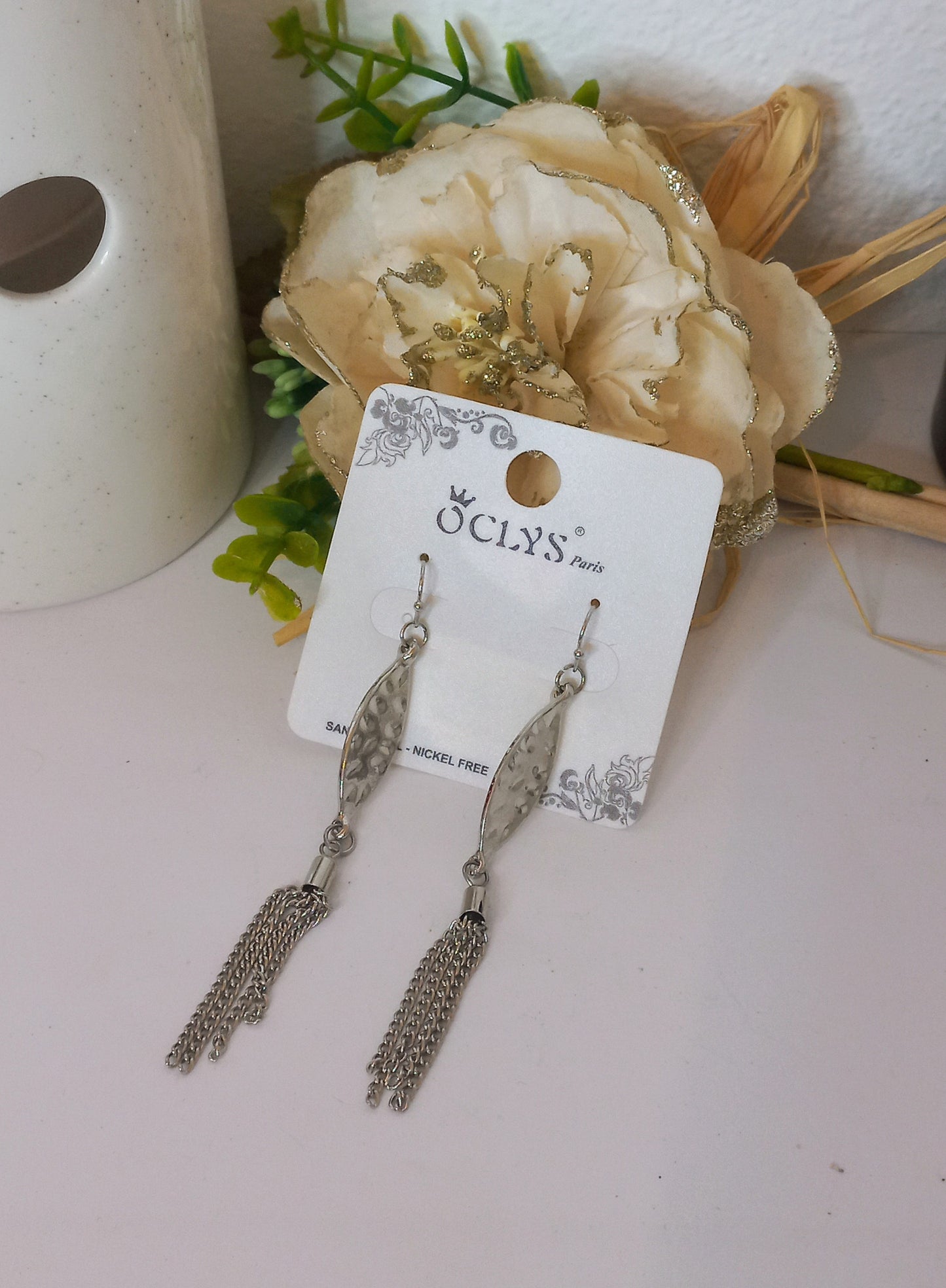 Boucle d'oreille pendante (Fantaisie) BO17824