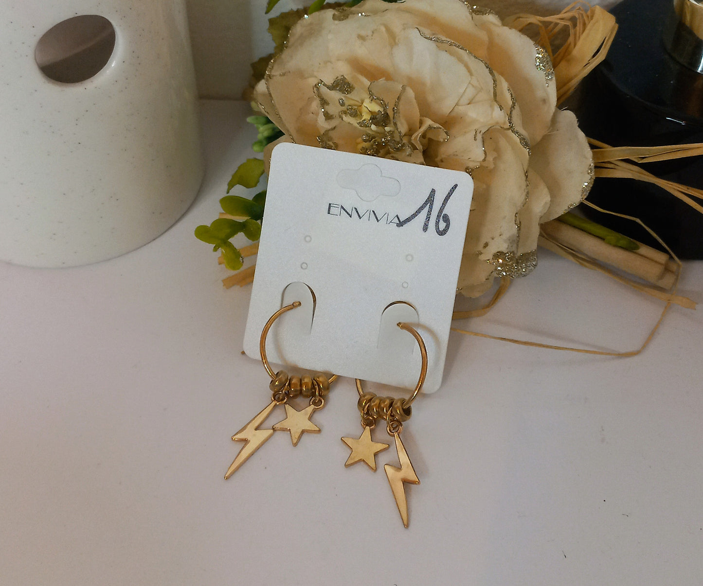 Boucle d'oreille étoile (Fantaisie)BO19924