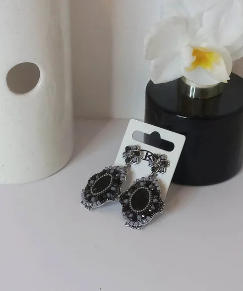 Boucle pierre noir (Fantaisie) BO21124