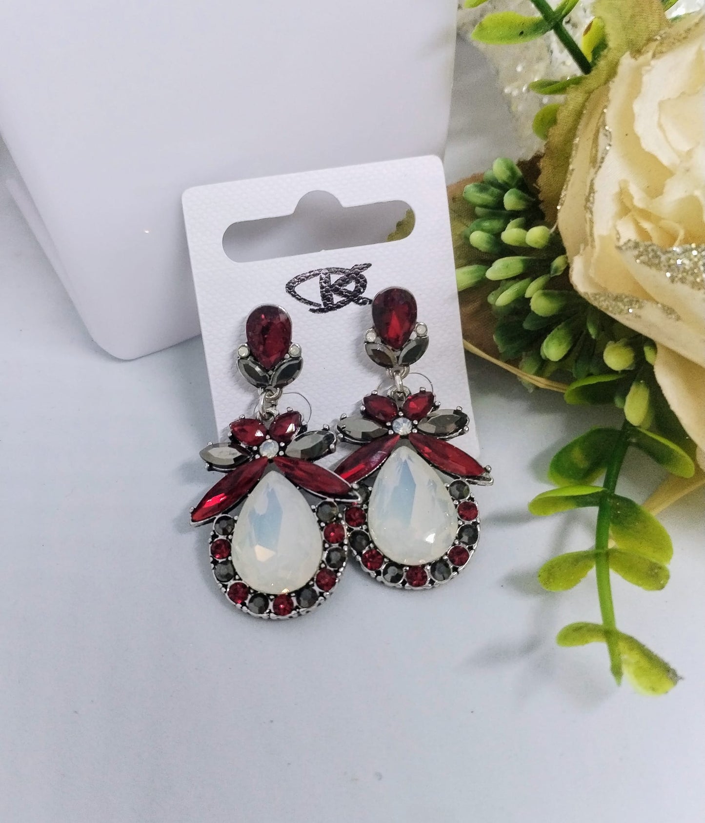 Boucle d'oreille pierre (Fantaisie) BO12224