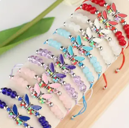 Bracelet Papillon Réglable (Fantaisie) (vendu à L'unité)