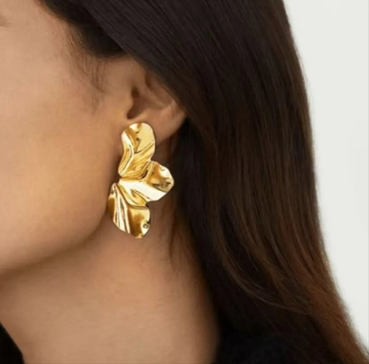 Boucle d'oreille or (Acier)