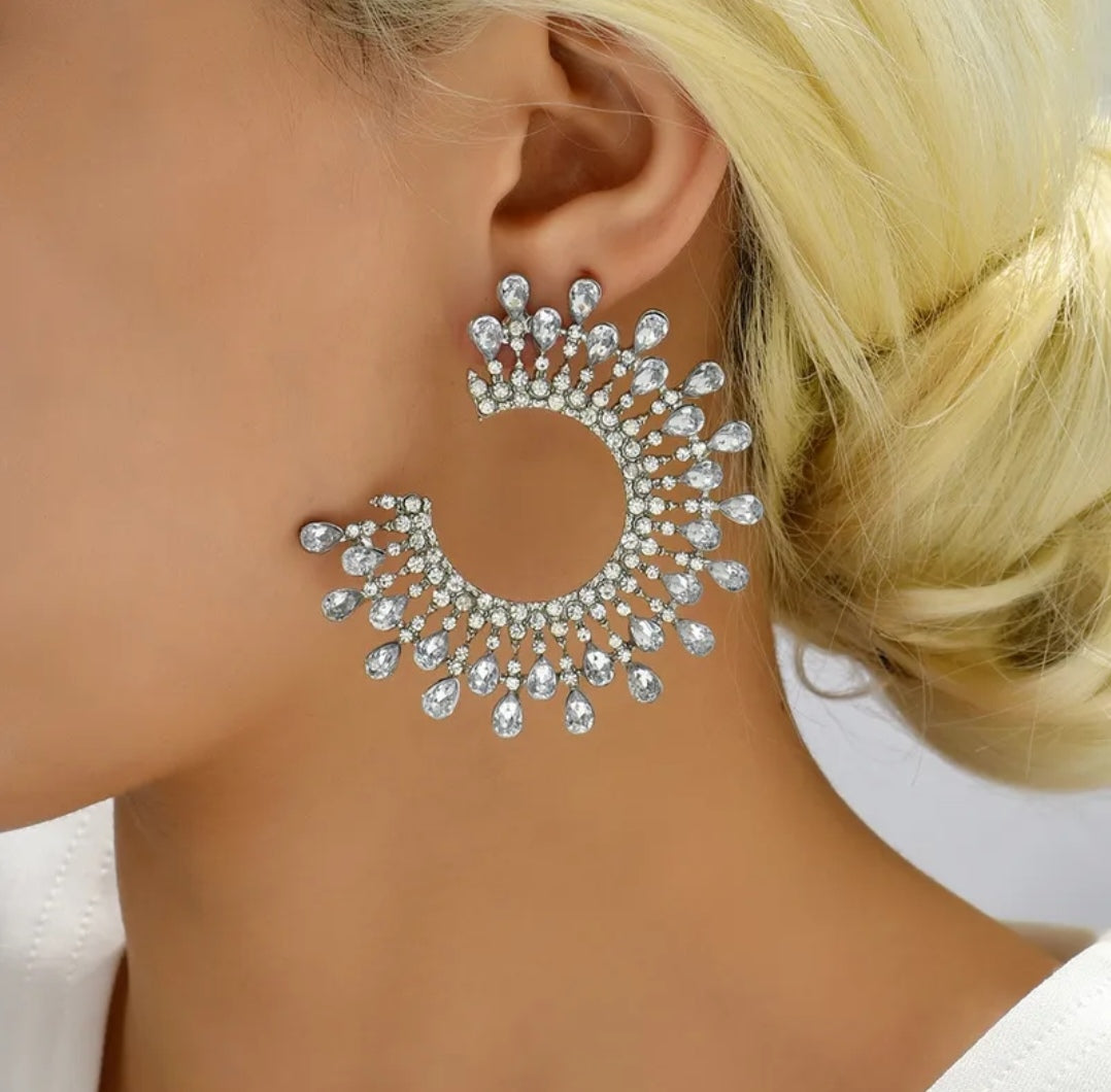 Boucle d'oreille pierre Argent (Fantaisie) BO15124