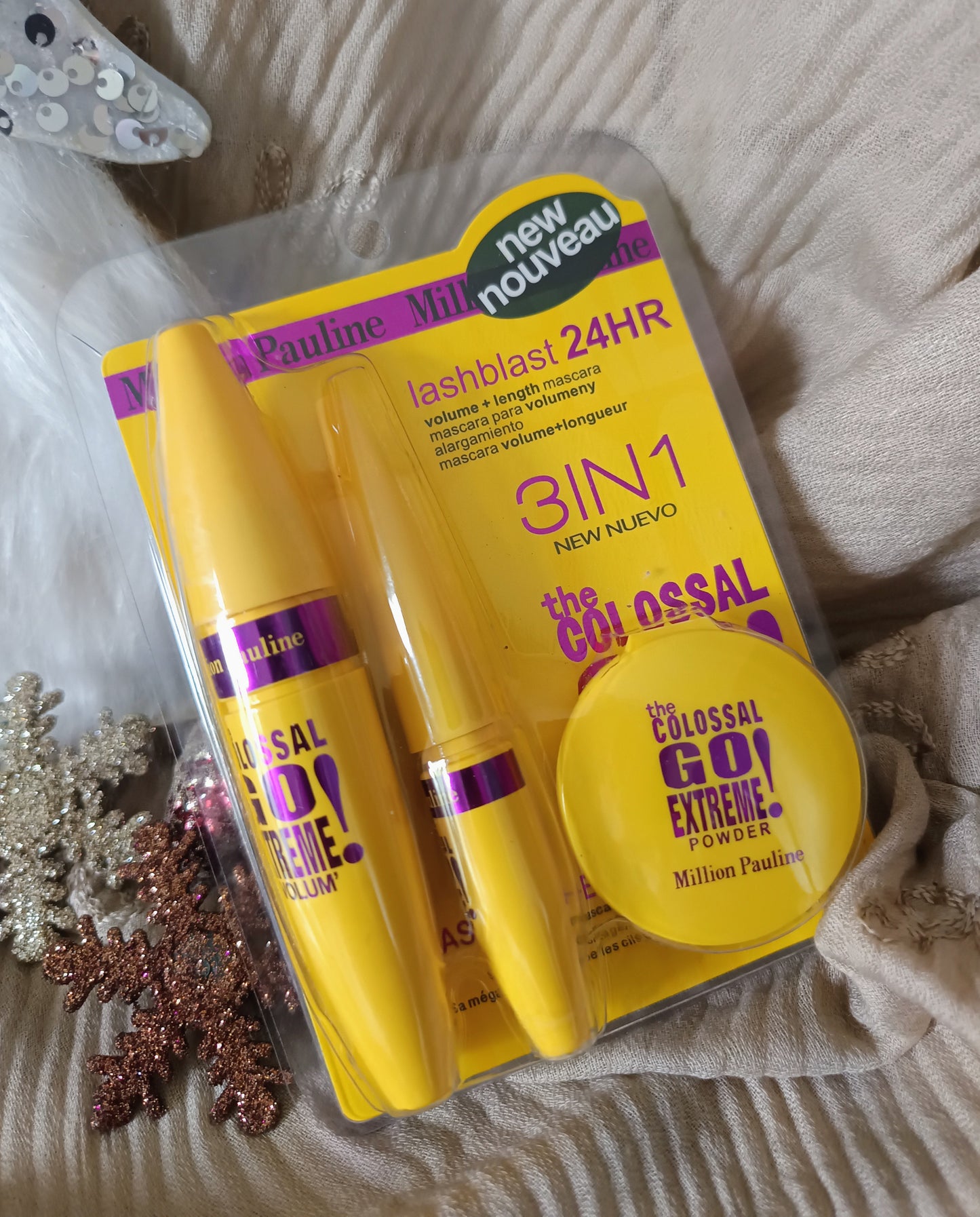 Kit Mascara/ Eye Liner et poudre