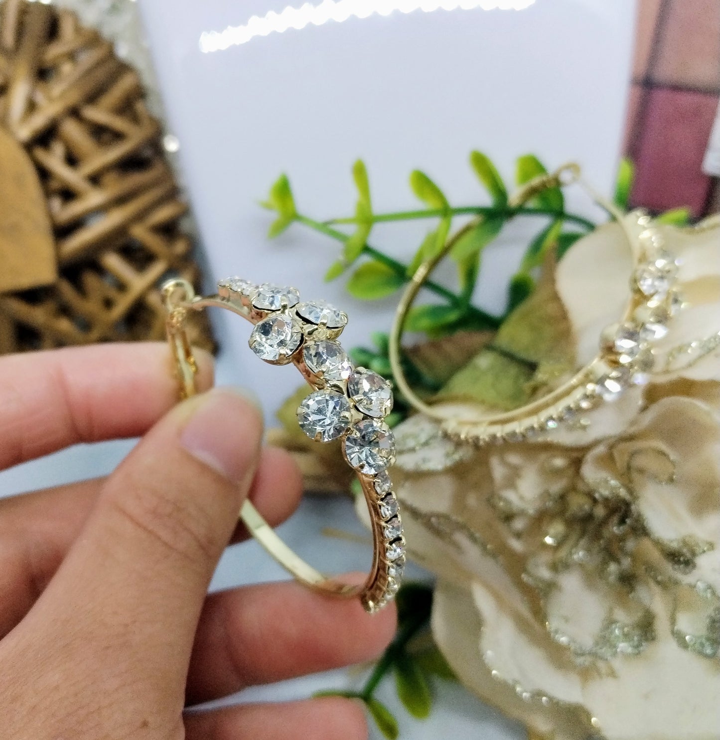 Créole or et strass (fantaisie) BO1725