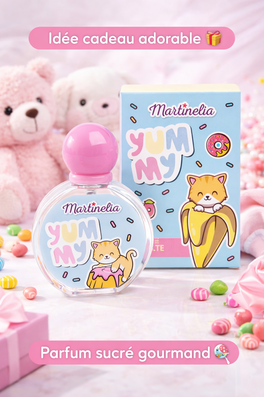 Eau de toilette enfant Yummy 🍬 – Parfum sucré gourmand – Idée cadeau fille