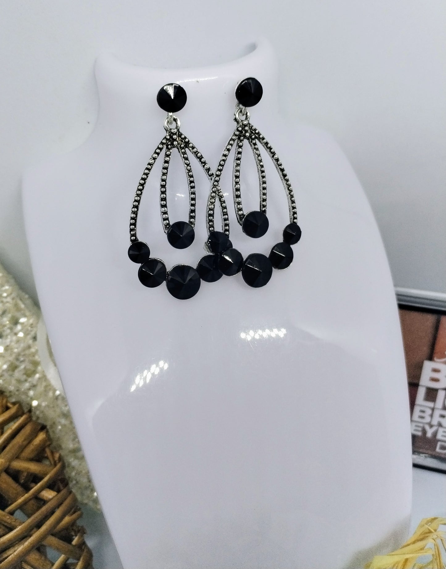 Boucle d'oreille pierre (fantaisie) BO16424