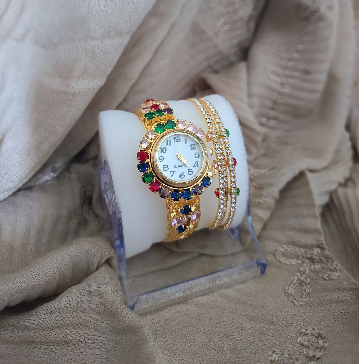 Montre et bracelet or (Fantaisie)