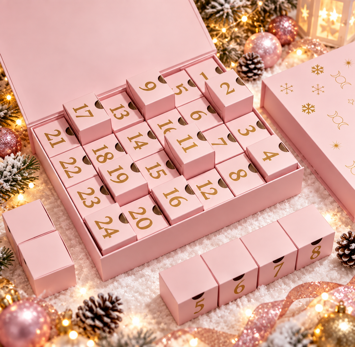 ✨Calendrier de l'avent Bijoux acier by ED Shopping 24 cases✨