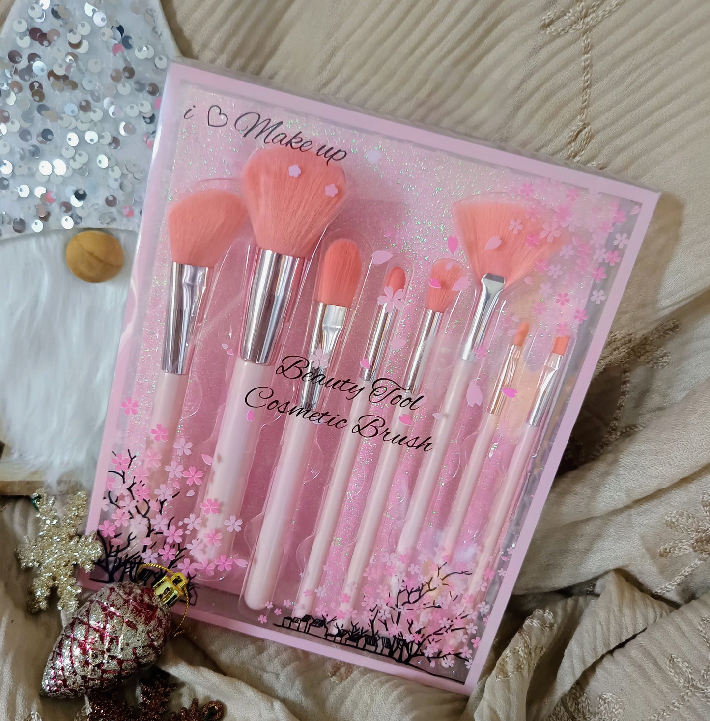 Boîte de 8 Pinceau à maquillage