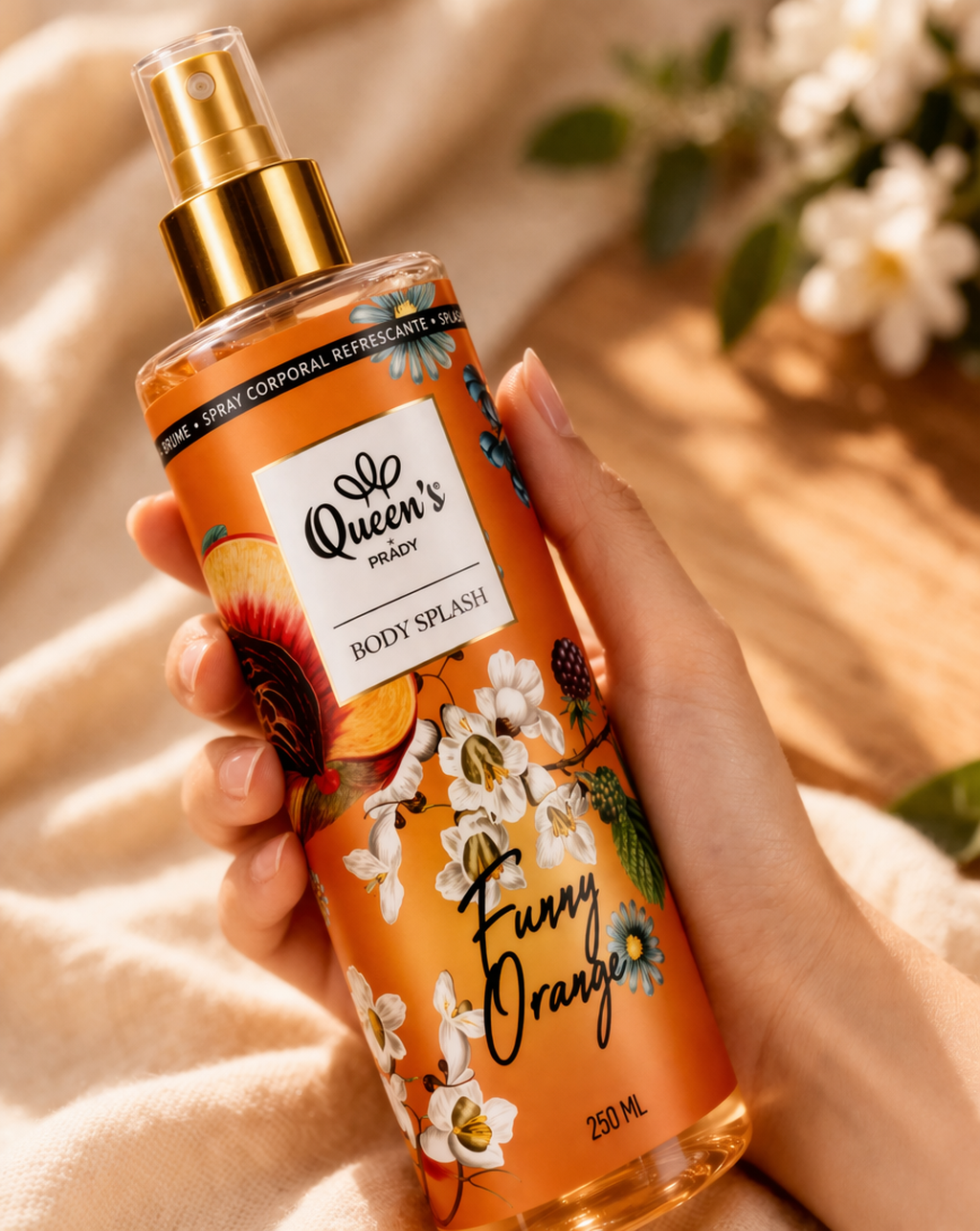 Brume corporelle Funny Orange – Fraîcheur fruitée & énergie vitaminée 🍊
