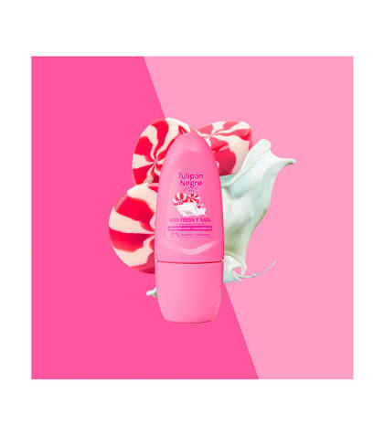 Déodorant anti transpirant Roll on - senteur fraise et crème