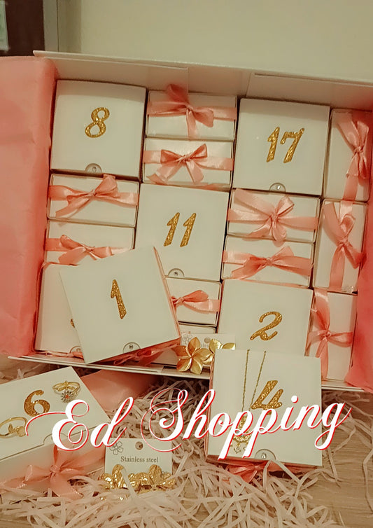 Calendrier de l'avent Bijoux Acier de ED Shopping (En PRÉCOMMANDE) envoi chez vous des le 10 novembre