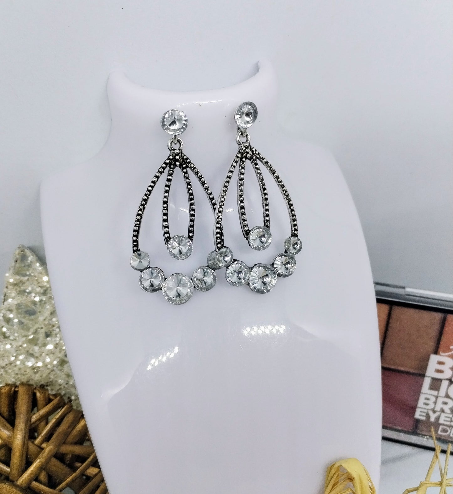 Boucle d'oreille pierre (fantaisie) BO16424