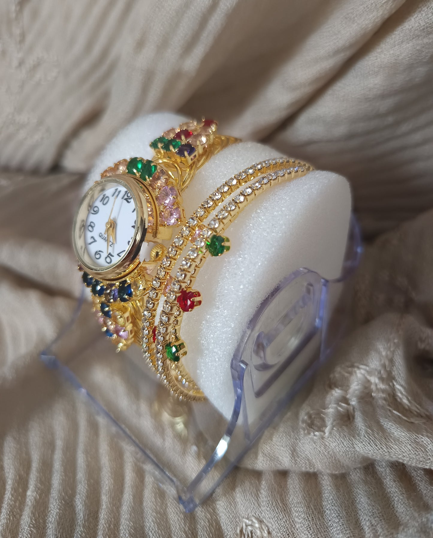 Montre et bracelet or (Fantaisie)